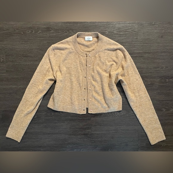 Aritzia Tan Cardigan Sweater - Picture 5 of 12